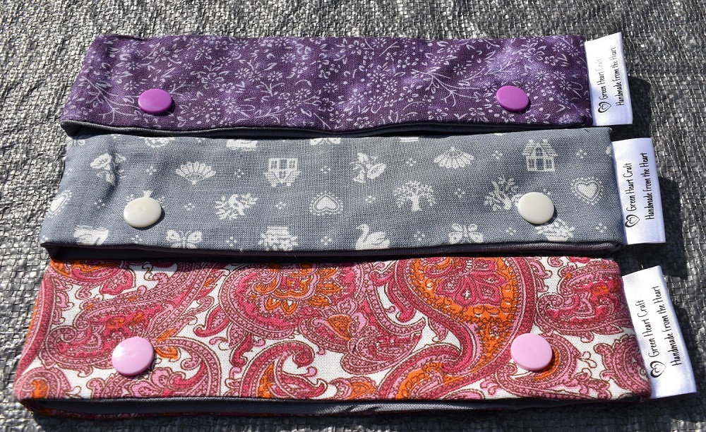 Hand Sewn DPN Project Holders – Custom, Orange